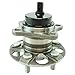 TRQ Rear Wheel Bearing and Hub Assembly Compatible with 2010-2015 Toyota Prius 2012-2015 Toyota Prius Plug-in