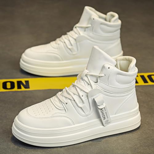 Men's Fashionable Running Sneakers: High - top or Low - top. Great for Walking, Tennis, Gym & Skateboarding. Slip - on for Easy Wear.3