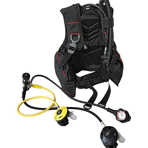 TUXING Scuba Diving BCD with Balanced Inflator,Weight Integrated Scuba Diving Buoyancy Compensator, Folds Completely to Save Space,Fully Accessorised