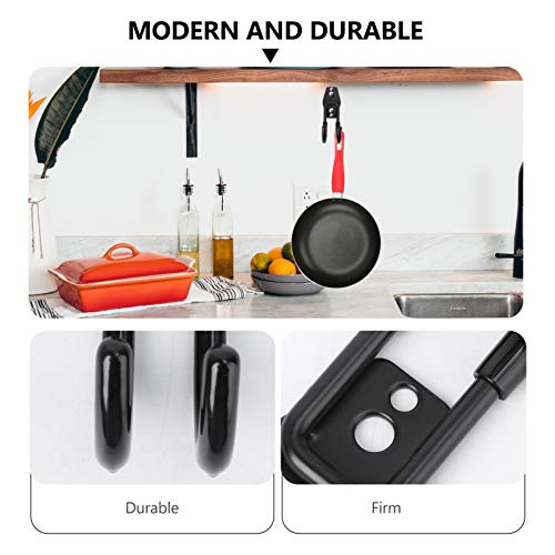 DOITOOL Pacote com 2 ganchos resistentes para garagem, ganchos utilitários para montagem na parede c