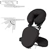 EARTHLITE Portable Massage Chair Package VORTEX - Portable, Compact, Strong and Lightweight incl. Carry Case, Sternum Pad & Strap (15lbs)