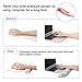 iLeadon Keyboard Wrist Rest Pad and Mouse Wrist Rest Support Mouse Pad Set, Non Slip Rubber Base Wrist Support with Ergonomic Raised Memory Foam for Easy Typing & Pain Relief, Colorful Marble