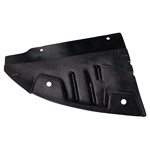 Image of TRQ Front Left Forward Fender Splash Shield Black Drivers Side Compatible with 2011-2014 GMC Sierra 2500 HD Sierra 3500 HD GM1248234