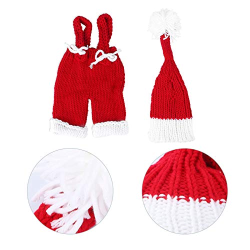 BESPORTBLE 1 conjunto adorável de fantasia para bebês de Natal – macacão tricotado à mão roupas para