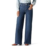 Levi Strauss Signature Gold Women's Totally Shaping Ultimate Pull-On Wide Leg Jeans Mid-Rise Stretch Denim (Also Available in Plus), (New) Blue Legend, 20 Plus