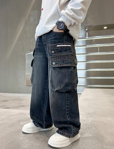 Jean baggy pour garçons idéal pour le collège et le skate - 3