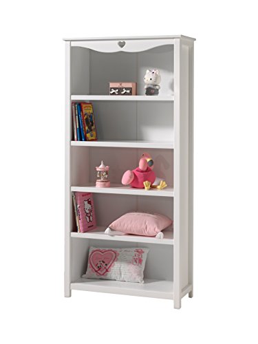 Vipack AMORI BIBLIOTHEQUE, Bois, Blanc Cover