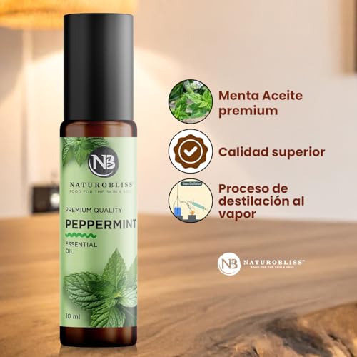 Image of NaturoBliss Peppermint Essential Oil Roll-On, 10 ml