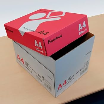 コピー用紙 高白色 A4 2500枚 (500枚×5冊) コピーペーパーEX w17b8b5 Amazon | Forestway コピー用紙 高白色 A4 2500枚 (500枚×5冊