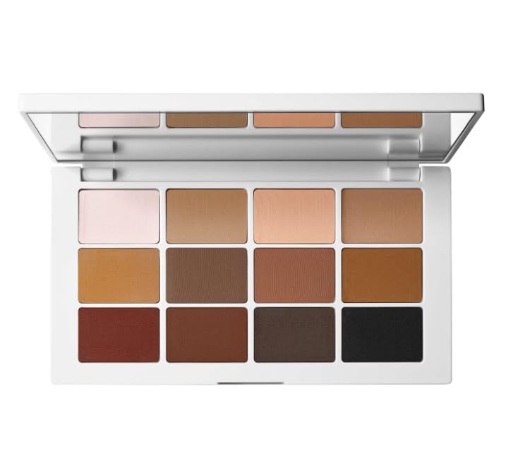 MAKEUP BY MARIO ORIGINAL | MASTER | Eyeshadow Palette - Paleta de sombras de ojos | by BELLA Metals® 5 x 0.05 oz/ 1.5 g (MASTER MATTES, 12 sombras * 1,3 gramos (Paquete de 1))