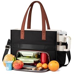 Black Cream Brown-lunch Tote