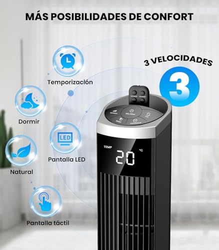Ventilador de Torre Atvio marca JNNQI (2)