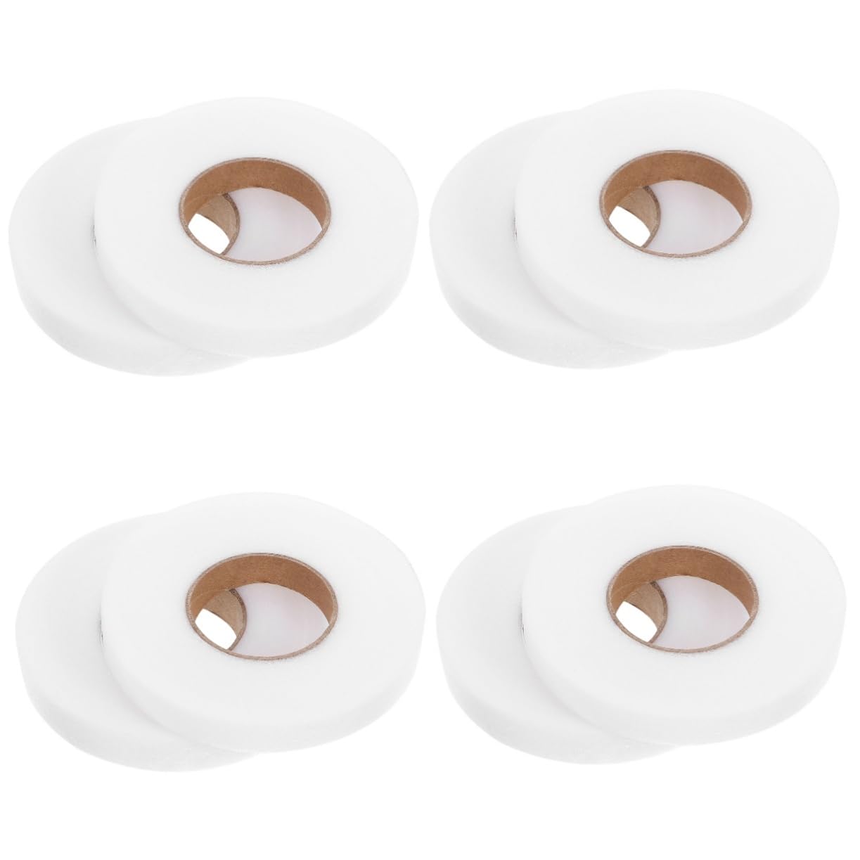 Operitacx 8rollos Cinta Adhesiva De Dobladillo Sin Coser De Algodón De Cinta De Planchar Para Ropa Accesorios De Costura Para Reparaciones Rápidas y Manualidades