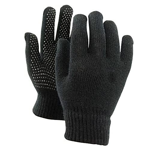 Gants sports de plein air Primo noirs pour running et conduite équestre
