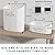 QUILIVIK Magnetic Lint Bin for Laundry Room Decor - Waste Box - Lint Holder for Mounting on Dryer - Organization (White, 3 Piece)