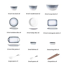 Elevate Your Dining Experience: Buy the 44-Piece CLLBANT Japanese Ceramic Dish Set – CLLBANT