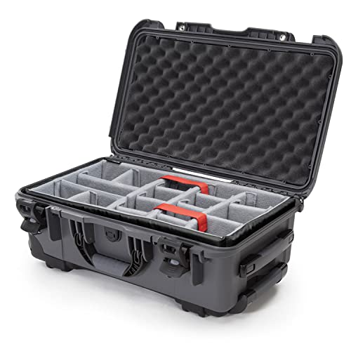 Nanuk 935 Waterproof Carry-On Hard Case With Wheels And Padded Divider - Graphite #TOP30
