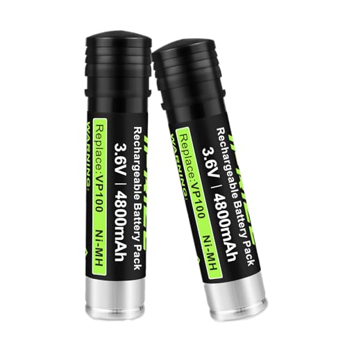2X iPrize 3,6V 4800mAh NiMH Batterie pour Black&Decker Versapak VP100 VP130 VP100C VP105 VP105C VP110 VP110C VP143