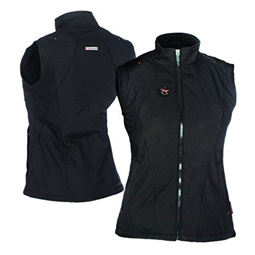 Mobile Warming Women's Dual Power Heated 12.v Vest (Black, X-Large)