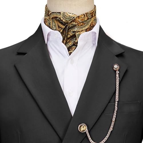 Image of Men's 2 Piece Suit with Metal Clasp Slim Fit Suit Stylish Business Pants Casual Wedding Grooms Tuxedo Suit