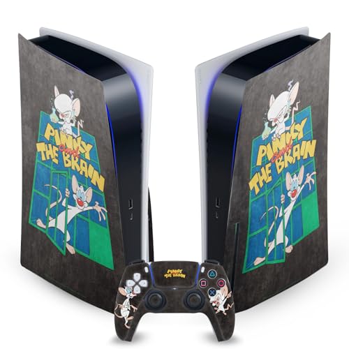 Plaque Frontale Autocollant Vinyle Animaniacs PS5 Disc Peau Autocollant Couverture DualSense