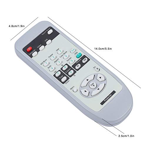 Projector Remote Control Replacement,Epson Projector Remote Control Inhoo Projector Remote Universal Projector Remote Control For EMP-7800 EMP-7850,jinhoo projector remote,epson remote control - Image 3