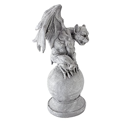 Design Toscano Al926188 Malicay The Malicious Gargoyle Statue, Gray Stone Finish #TOP1