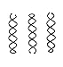 Mia Bobby Spins, Modern Style Bobby Pins That Twist And Spin Into Hair, 1 Bobby Spin=20 Regular Bobby Pins, Brown, 3.25 Inches Long, For Thick And Long Hair Women And Girls, 3 pcs