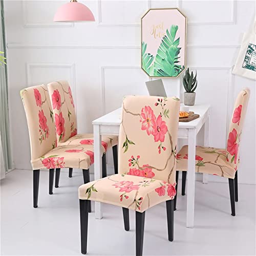 Housse de chaises extensible pour protéger et rénover 6 pcs