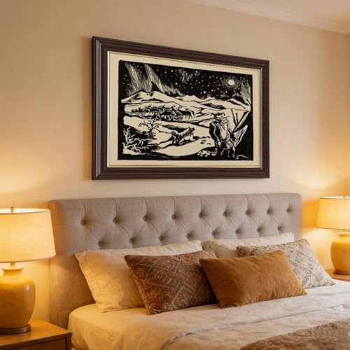 Impression sur toile Savio l'émotion du feu au plafond du monde