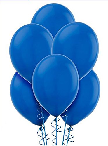 Preisvergleich Produktbild GEMAR Latex Luftballons Pastell Blaue Farbe, Durchmesser 10", 100 stück