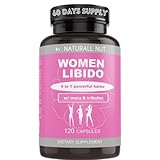 Women Libid0 - Promotes Increased Energy and Mood, Reduce Dryness - Herbal Complex for Women Health, PMS and Menopause Relief - 2 Month Supply - Made in The USA - 120 Vegan Capsules with Maca.