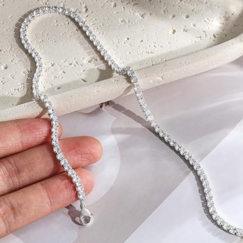 Tatibana Tennis Jewelry Set For Women, Dainty Necklace Bracelet Earrings by Tatibana - Used condition - Image 9
