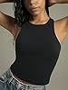 Colorfulkoala Women's Tank Tops Body Contour Sleev... #2