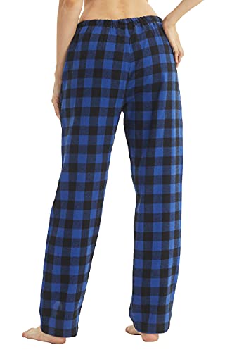 Womens Plaid Pajamas Pants Flannel Pajama Bottoms With Pockets Drawstring Loungewear Sleepwear Lounge Pjs Pants For Women #TOP2