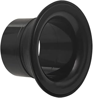 Bass Drum Kick Enhancer Port Hole Protector – ABS Rubber Bass Drum Sound Booster Ring for Resonance and Air Vent Control – Drum Head Port Reinforcement for Drum Set and Percussion Parts (Black)
