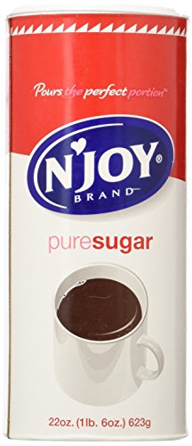 N'JOY Pure Cane Sugar Canisters, 8 Count