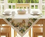 belle table nappe Facile d’entretien, résistant, lavable en machine à 40 °C.