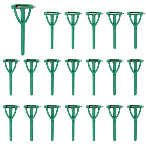 20Pcs Boutonniere Pins for Men Corsage Pins Boutonniere Safety Pin Clips Flower Floral Brooches Holder Clips for Wedding Bride Groom Decoration Supplies, Green