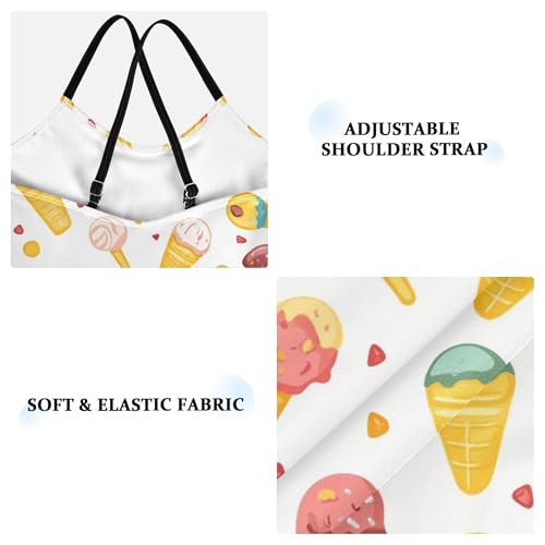 Girl 1-Piecing Swimsuits Teen Bathing Suits for Girls Toddler Swim Suit for Girls Beach Swimwear Ice Cream3