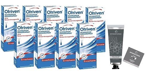 Otriven Nasenspray 9 x 10 ml Sparset inkl. einer Handcreme ODER Handseife von Apotheken-Express