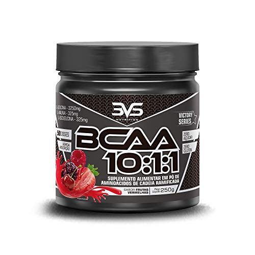 BCAA em pó 10:1:1 (3,9g por dose) - Frutas Vermelhas 250gr