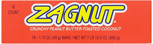 Zagnut Peanut Butter Coconut Candy Bar, 1.75 Ounce (Pack Of 18) #TOP1
