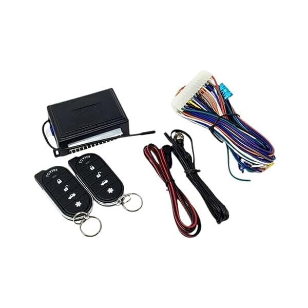Scytek A15 Keyless Entry Car Alarm Security System, 2 Key Fob Remote Controls