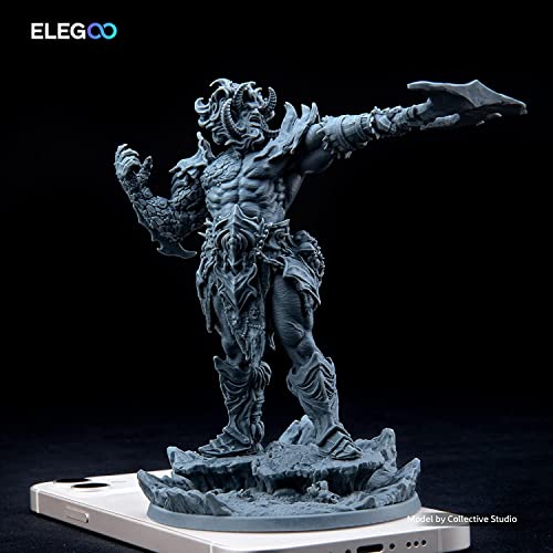 Impressora 3D de resina ELEGOO SATURN 2 8k, tamanho de impressão de 219*123*250mm, impressora resina