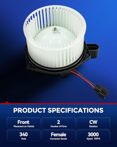 image for KAX AC Blower Motor Fit for Chevrolet Colorado 2004-2012, GMC Canyon 2