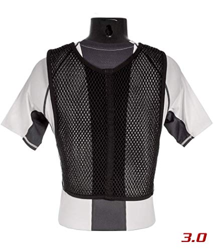 221B Tactical Men's Maxx-Dri 3.0 Body Protection Airflow Ventilation Police Vest, Black, XXX-Large/XXXX-Large
