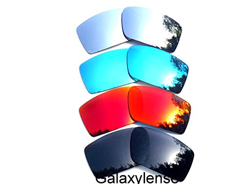 Galaxy Replacement Lenses For Oakley Gascan Black&Red&Blue&Titanium Color Polarized 4 Pairs,Free S&H. #TOP3