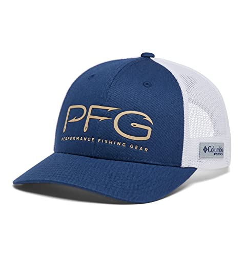 Image of Columbia Unisex PFG Fish Flag Mesh Ball Cap