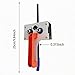 Efficient Wire Puller Cable Pulling Tool, Fish Tape Wire Puller for Conduit Wiring, 0.3inch Max Cable Wire Fishing Tools for Threading Machine Residential Commercial Industrial Use (Orange)
